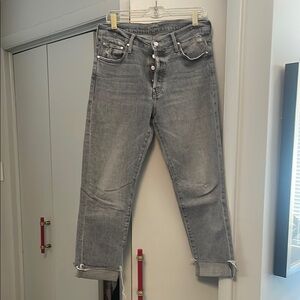Woman’s grey Mother Denim